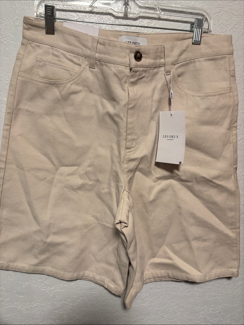 LES DEUX - Ryder Canvas Shorts - Ivory
